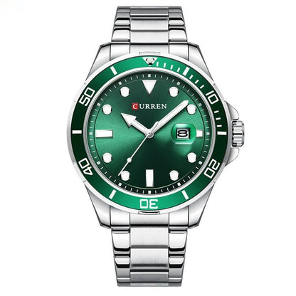 Reloj calendario con esfera grande para hombre