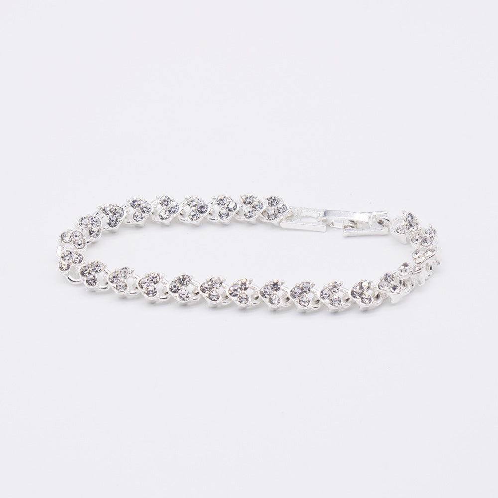 Reloj de pulsera para mujer, reloj de moda con diamantes, conjunto de relojes de comercio exterior