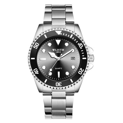 Personalized Calendar Green And Black Water Ghost Waterproof Men's Watch