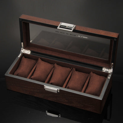 Portable Simple Wooden Watch Storage Box