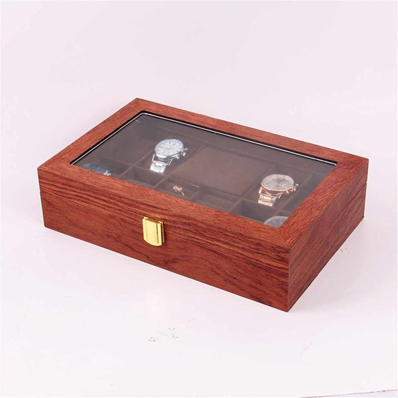 Spot Wholesale European Retro Watch Box Display Box Wooden Jewelry Pendant Ring Storage Box Glasses Box On Behalf Of