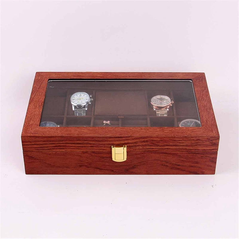 Spot Wholesale European Retro Watch Box Display Box Wooden Jewelry Pendant Ring Storage Box Glasses Box On Behalf Of