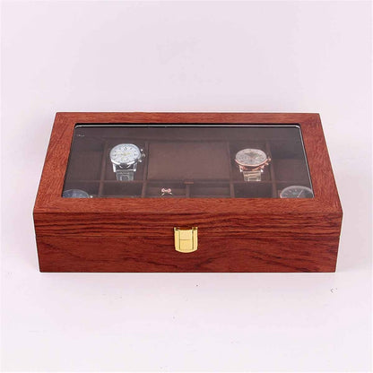 Spot Wholesale European Retro Watch Box Display Box Wooden Jewelry Pendant Ring Storage Box Glasses Box On Behalf Of