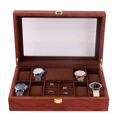 Spot Wholesale European Retro Watch Box Display Box Wooden Jewelry Pendant Ring Storage Box Glasses Box On Behalf Of