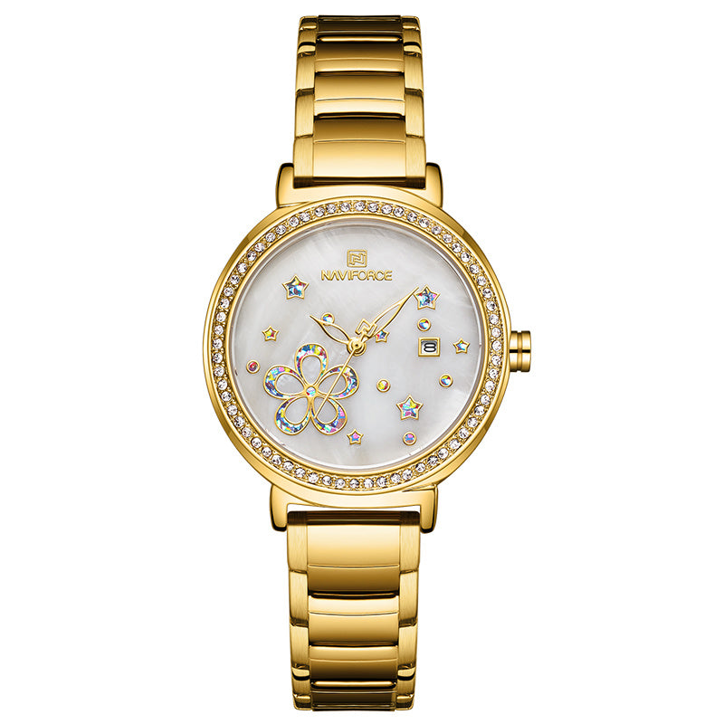 Ladies Watch Quartz Steel Band Watch