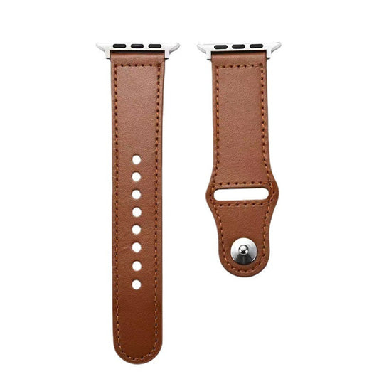 Compatible con Apple, Apple Watch123456Se Generation Correa de reloj de cuero de primera capa para iwatch