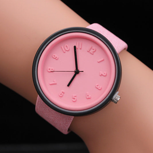 Reloj de moda para mujer Reloj de cuero para mujer Reloj Candy para mujer