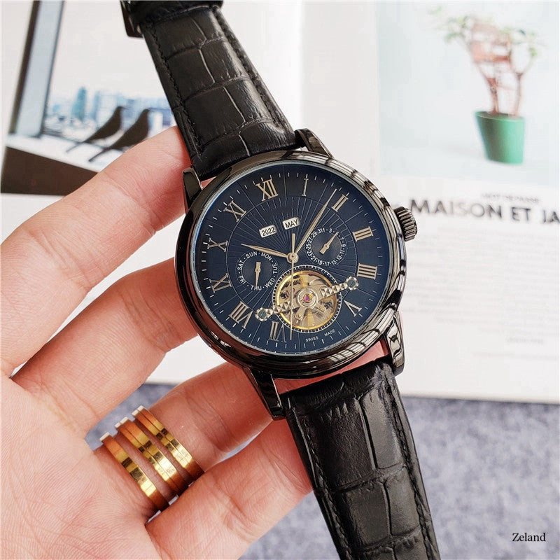 Watch Tourbillon Five-Hand Watch Casual Fashion Men's Watch