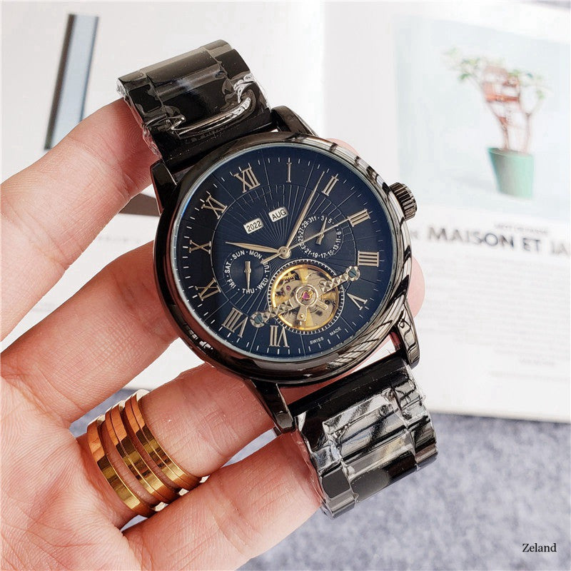 Watch Tourbillon Five-Hand Watch Casual Fashion Men's Watch