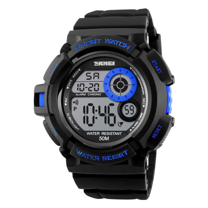 Reloj electrónico deportivo multifuncional Time Beauty, nuevo, luminoso y a la moda, para hombre, resistente al agua y para estudiantes