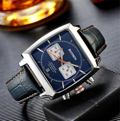 Waterproof Calendar Casual Quartz Six-hand Watch