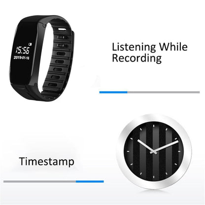 Voice Recorder, Recording Bracelet, Smart Recording Watch