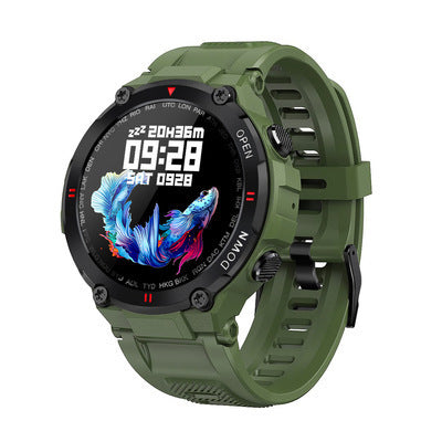 Reloj inteligente con llamadas por Bluetooth, pantalla redonda completa, resistente para deportes al aire libre