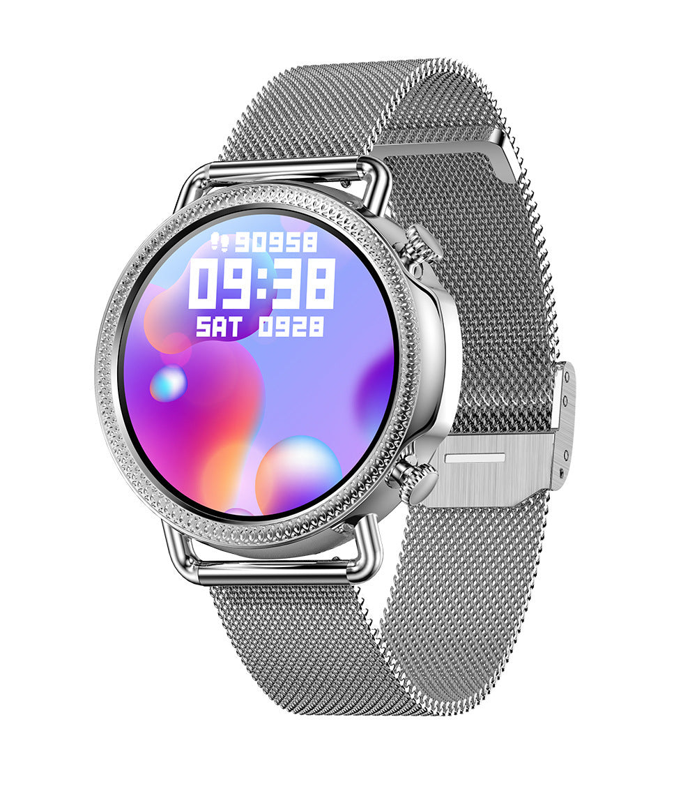 Women's Smart Watch Full Circle Full Touch Body Temperature Monitoring Custom Push Dial