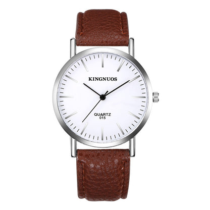 Reloj con correa ultrafino y moderno para hombre y mujer