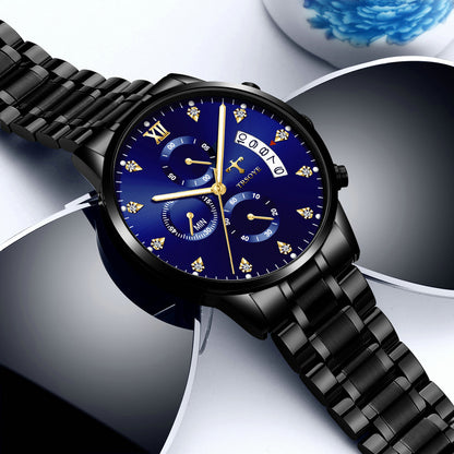 Men's Luminous Waterproof Watch Stylish And Versatile Quartz Watch