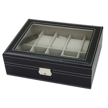 Watch Storage Display Box Transparent Wood