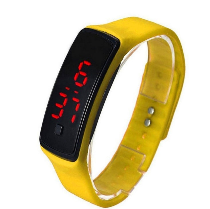 Reloj de pulsera LED para hombre y mujer, deportivo, de silicona, digital, con LED