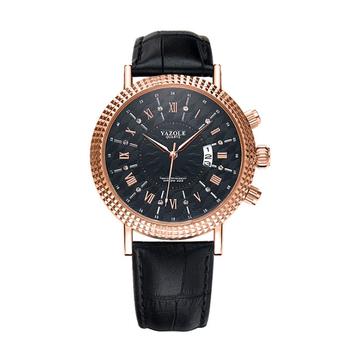 Reloj calendario para hombre, reloj de cuarzo, reloj de negocios, informal, de moda, de comercio exterior