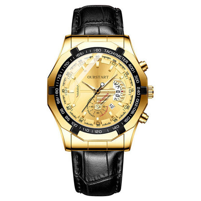 Non-mechanical Calendar Business Watch Men