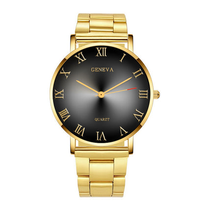 Reloj de hombre con números romanos