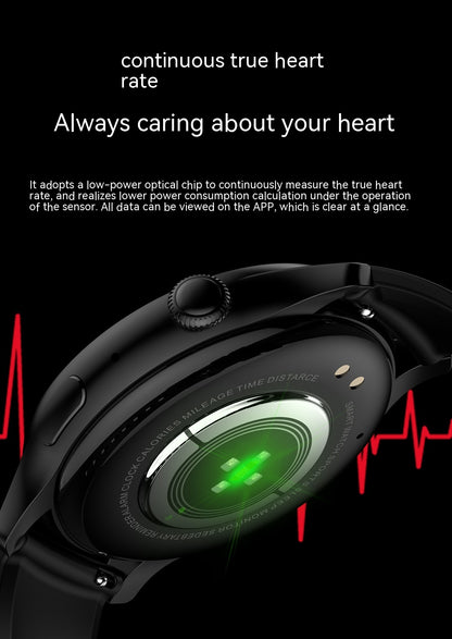 Reloj inteligente compatible con llamadas NFC y Bluetooth, reloj deportivo con presión arterial