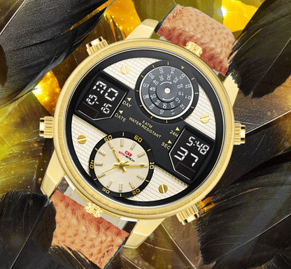 Double display electronic multifunctional quartz