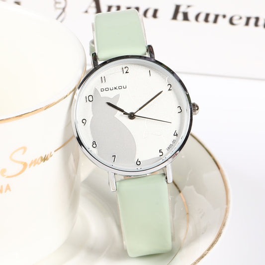 Reloj de temperamento simple estilo coreano College Fengsen