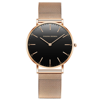 PAGANI DESIGN Mesh Band Quartz Watch