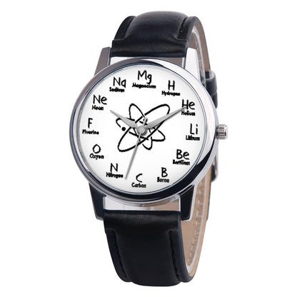 Reloj de moda molecular químico Reloj de mujer Reloj de estudiante