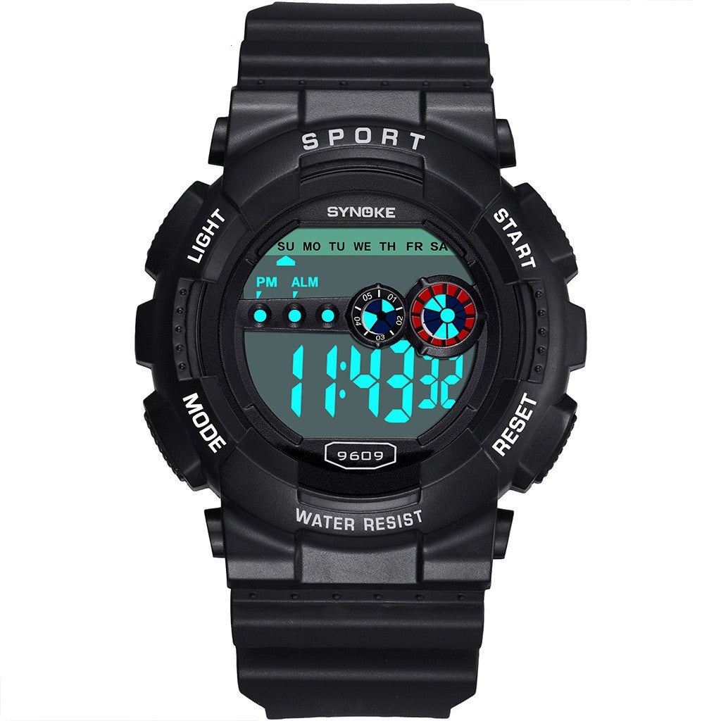 Reloj deportivo para exteriores para hombre, resistente al agua, multifunción, alarma, pantalla grande