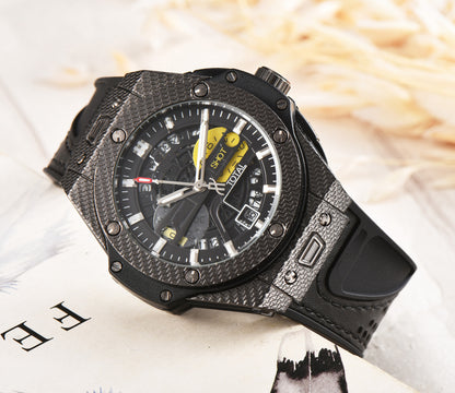 High-end casual hollow quartz watch