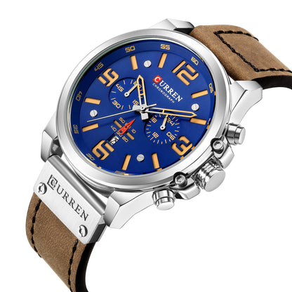 Carrian 8314 Men's Watch Sport Six-Piece Quartz Watch Calendar Men's Watch Waterproof Strap Watch