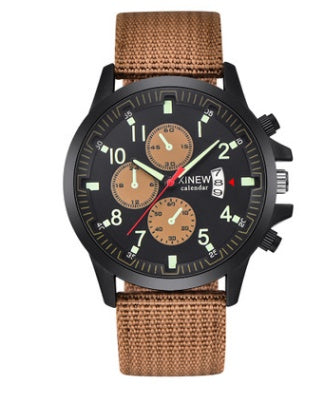 Relojes de marca para hombre, reloj deportivo militar con correa de nailon a la moda