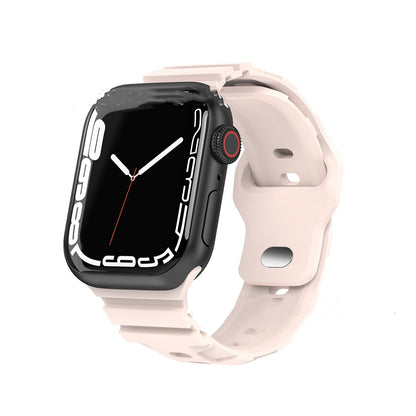 Correa de gel de sílice para iWatch deportiva, transpirable y absorbente del sudor