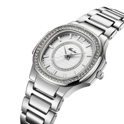 Missfox aliexpress explosive diamond casual ladies watch