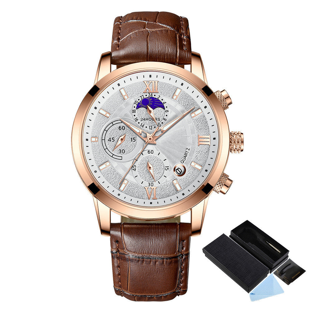 Women's Stylish And Versatile Chronograph Waterproof Watch