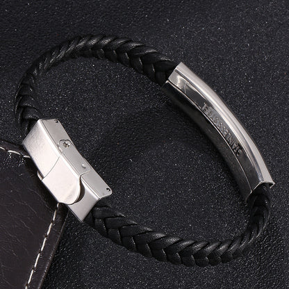 Bracelet Leather Rope Hand-woven Watch Chain Neutral Creative Simple