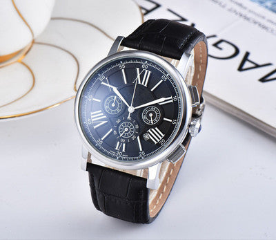 6-pin running seconds business watch