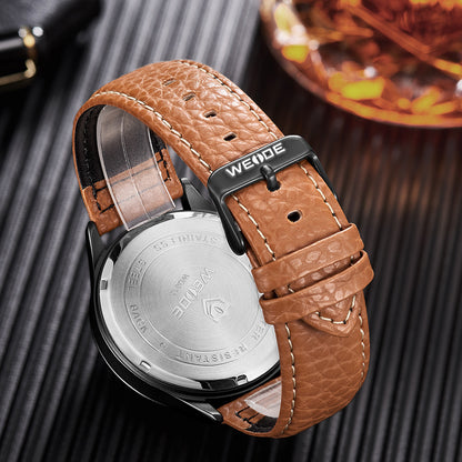 Running seconds waterproof belt watch