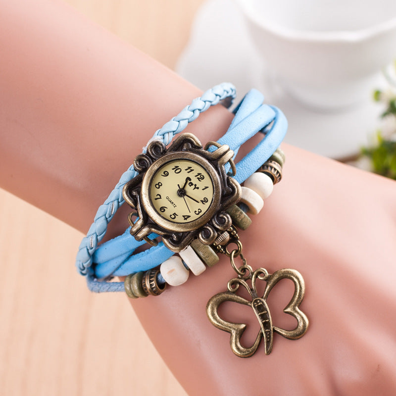 New bracelet bracelet hollow butterfly female style punk fashion punk fashion female student Watch