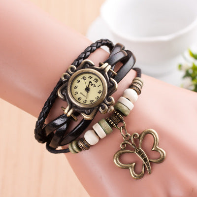 New bracelet bracelet hollow butterfly female style punk fashion punk fashion female student Watch