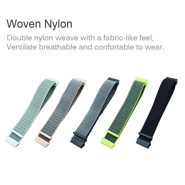 Correa de nailon tejida para Garmin Vivoactive 3
