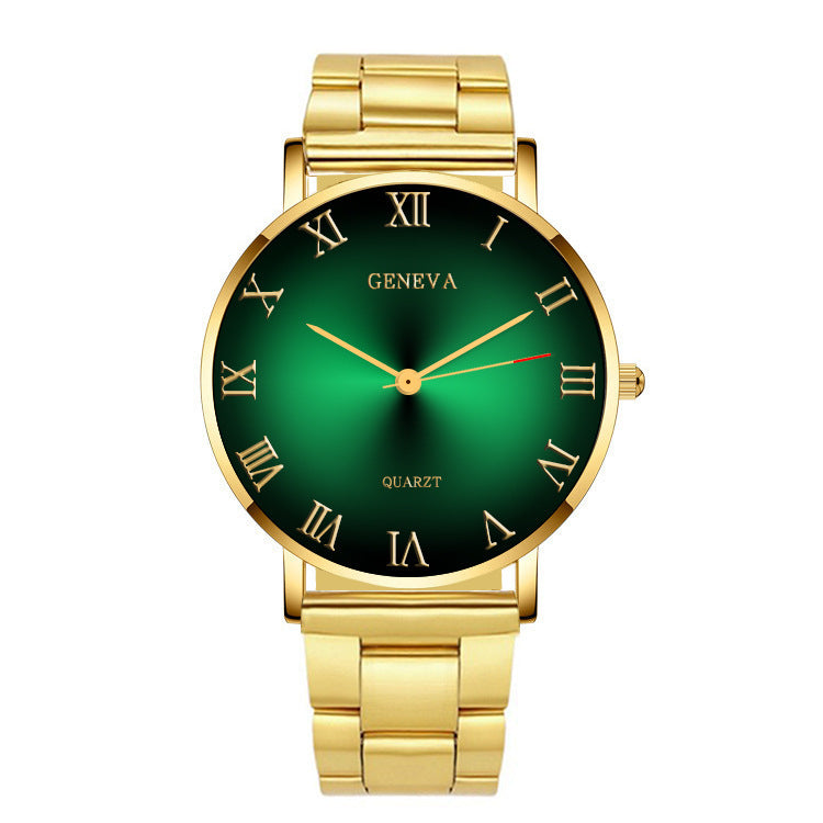 Reloj de hombre con números romanos
