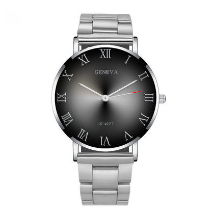 Reloj de hombre con números romanos
