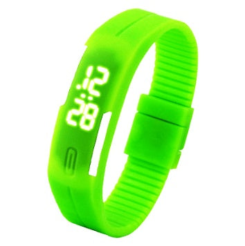 Reloj de pulsera LED resistente al agua, reloj deportivo de moda, reloj electrónico para estudiantes con pantalla táctil y luz blanca