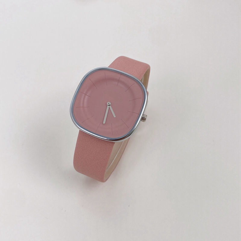 Reloj cuadrado con forma de cubo de azúcar y leche para mujer