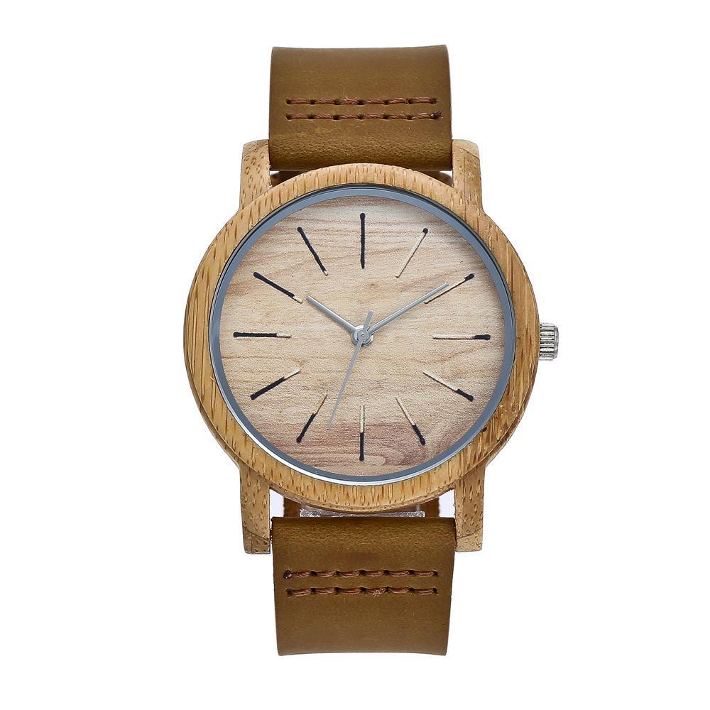 Men and women bamboo watch