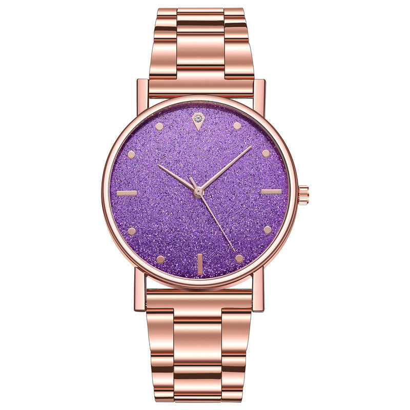 Reloj de cuarzo con cielo estrellado