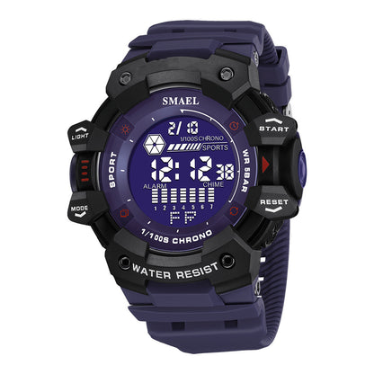 Men's Waterproof Sports Trend Luminous Electronic Watch